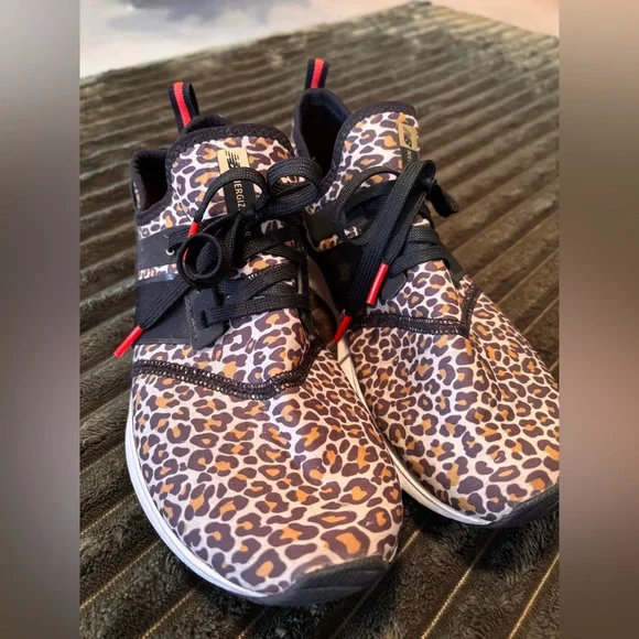 Leopard Print New Balance Sneakers - Picture 4 of 7